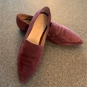 27 Edit by Naturalizer “Hannah” Purple Suede Flat Size 9